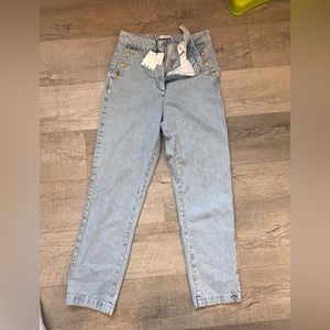 Zara straight leg jeans NEW WITH TAG sz medium